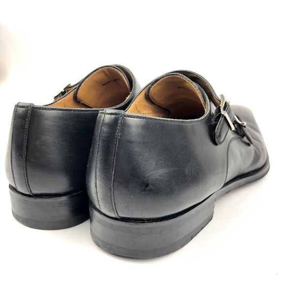 Magnanni Leather Double Monk Plain Loafer  11.5 M main image 4